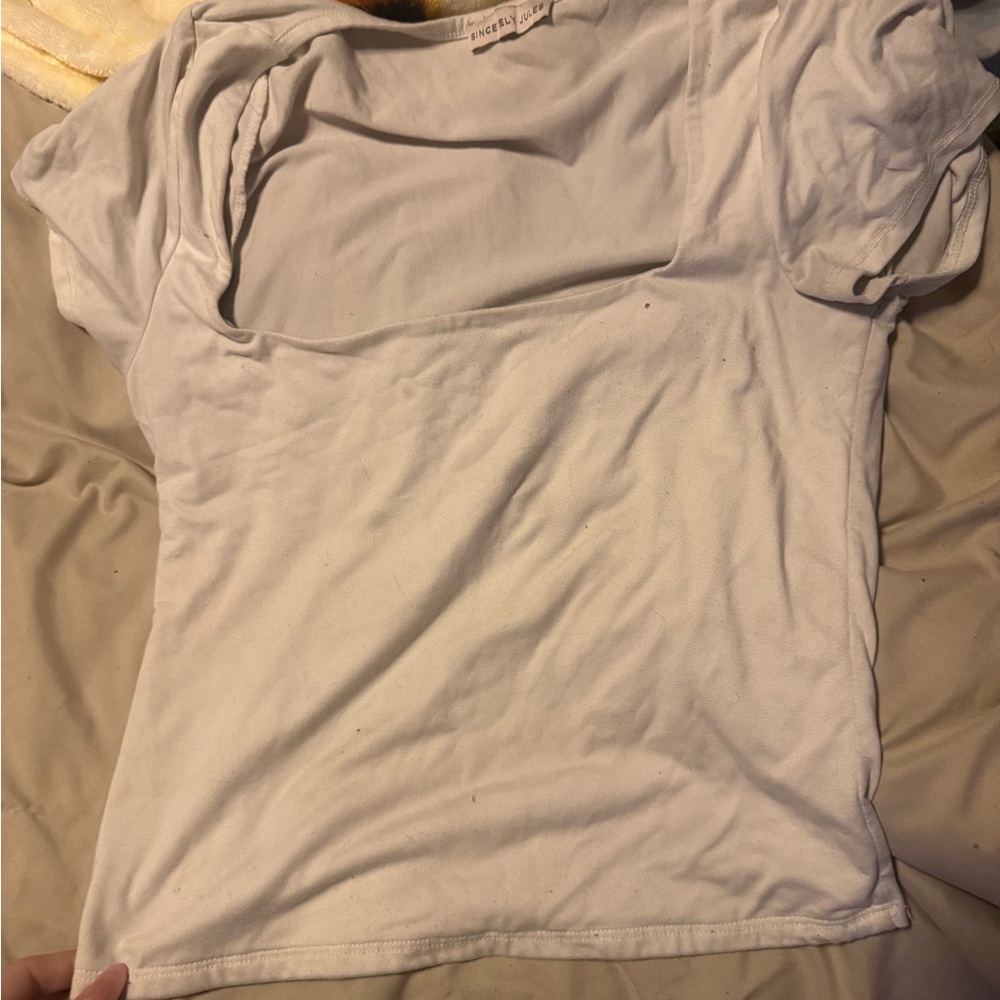 Sincerely Jules Elegant White Blouse